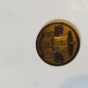 1776 History Vintage Channel Coin